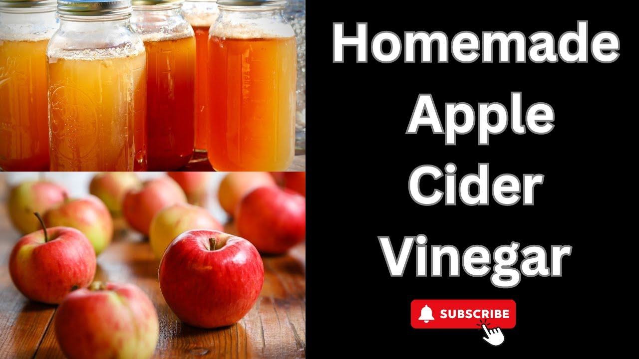 How to Make Homemade Apple Cider Vinegar | Easy DIY Recipe - YouTube
