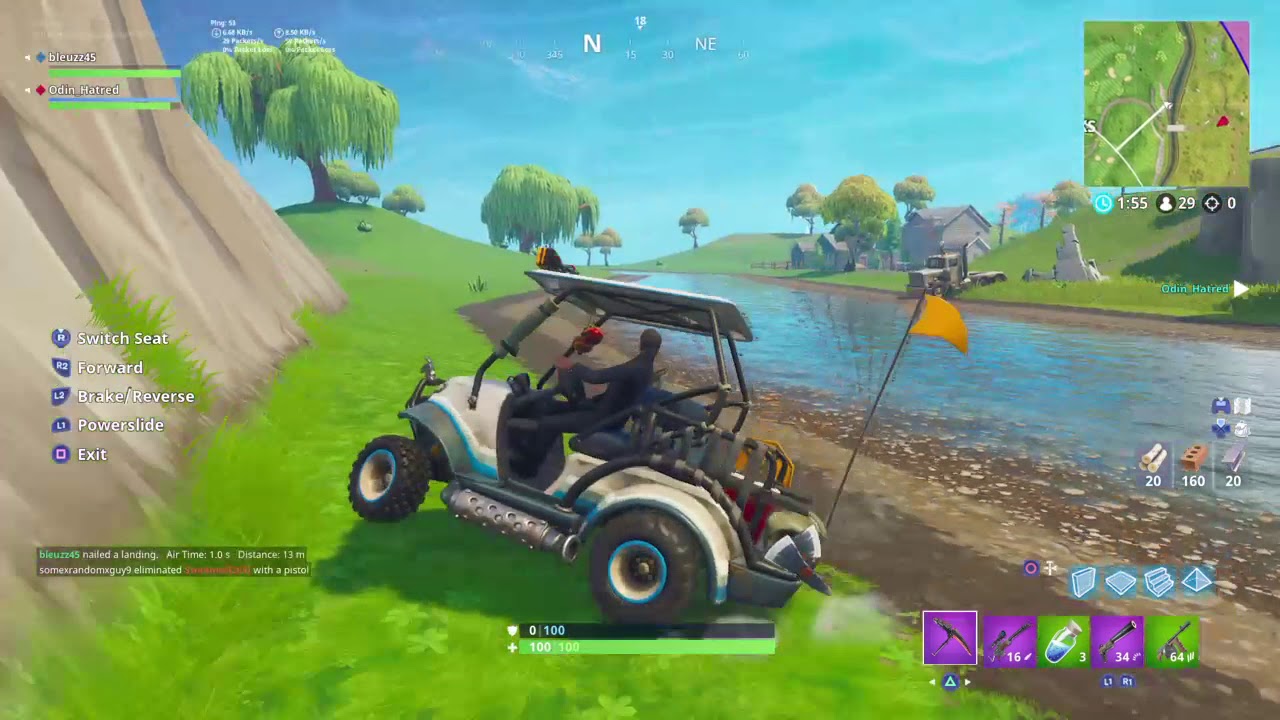 Fortnite Golf Cart Troll YouTube