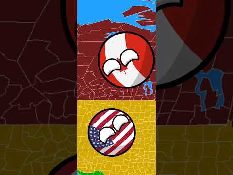 Eliminando Países de América Versión Remastered Parte 7 #humor #polandball #countryballs