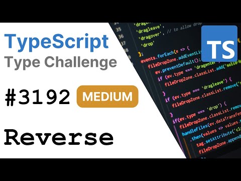 Reverse - TypeScript Type Challenges #3192 [MEDIUM]