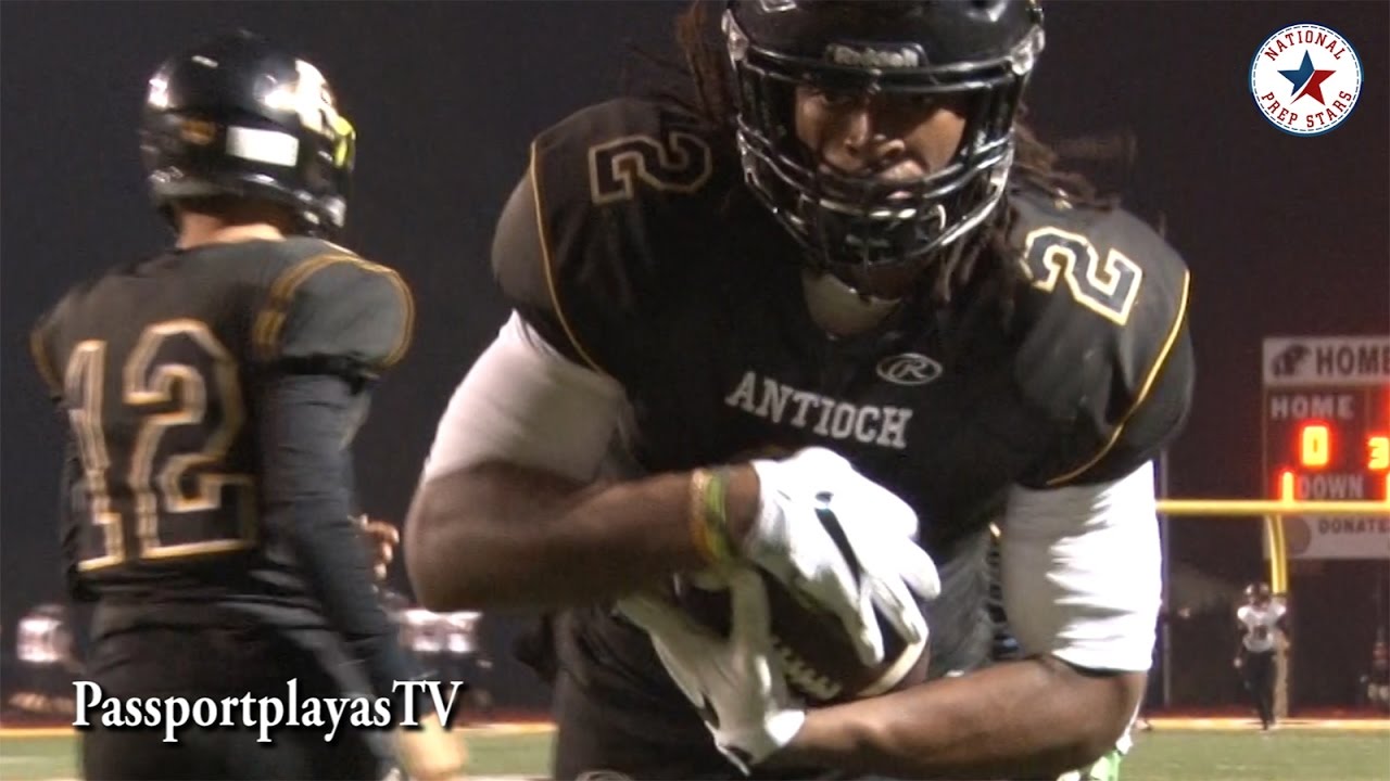 Najee Harris Gettin Busy with 265 yards and 3 TDS!!! Antioch vs California