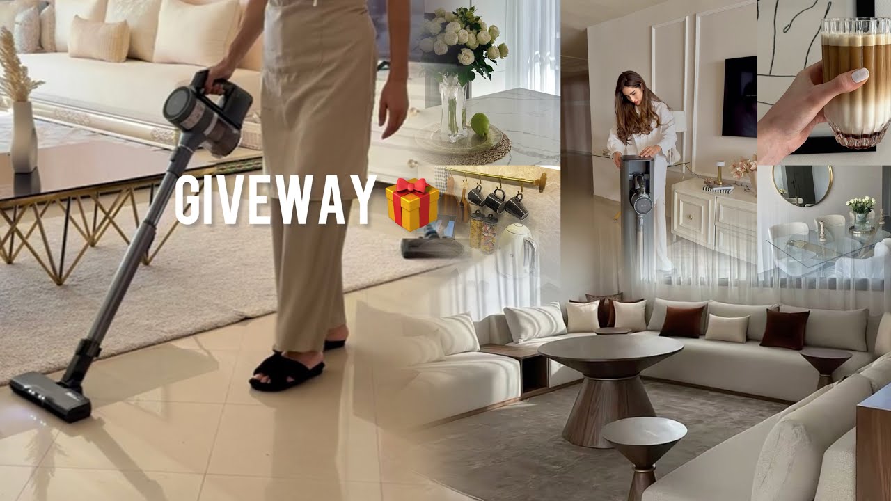 مكنسة كهربائية للربح 🎁 روتين نهاية الأسبوع ، أمسية مع العائلة وهاكدا كندي رضاتهم 🥰 Weekend routine
