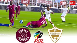 🔴MOROKA SWALLOWS vs STELLENBOSCH ⚽ DSTV PREMIERSHIP 23/24 Match Day 28 ⚽Football Gameplay PES 2021