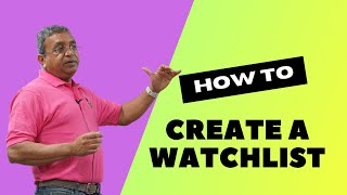 How to create a watchlist