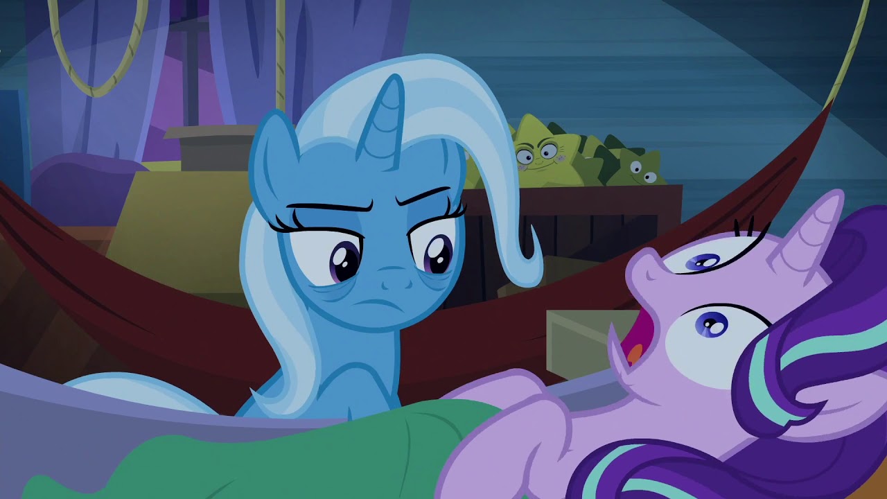 Trixie &amp; Starlight try to sleep in the wagon - Road to Friendship - YouTube