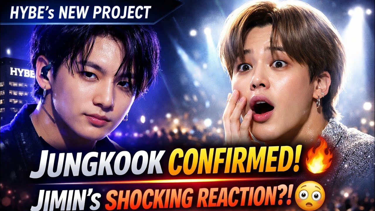 Jungkook confirmed to participate in HYBE's new project, Jimin's reaction in the spotlight! 😳🔥