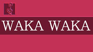 Harmonica & Guitar Duet - Shakira - Waka Waka This Time For Africa Sheet Music - Guitar Chords
