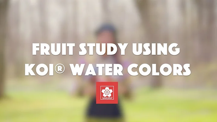 Fruit Study Using Koi Water Colors With Danielle W...
