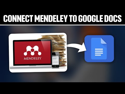 How To Connect Mendeley To Google Docs ! (Full Tutorial)