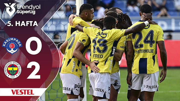 Vestel | Kasımpaşa (0-2) Fenerbahçe - Highlights/Özet | Trendyol Süper Lig - 2024/25