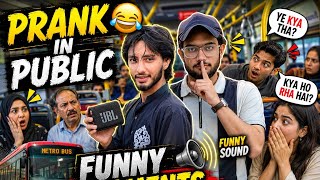 Prank in public 😂🔥funny sound and public Reaction 🥲✅👀