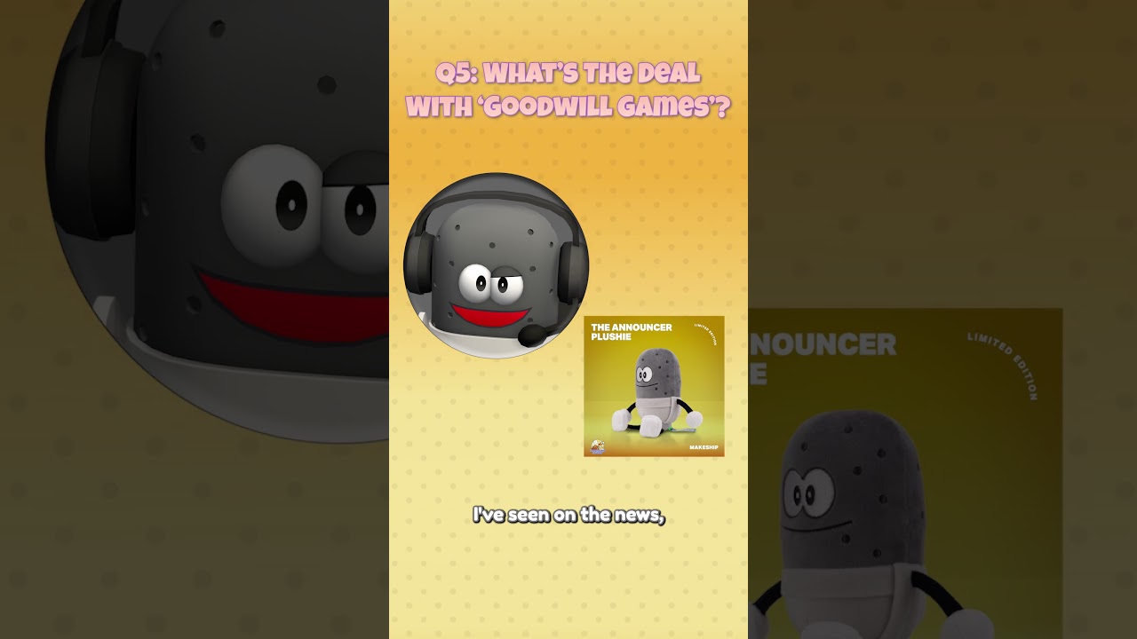 The Announcer answers YOUR questions! What’s the deal with Goodwill Games? 