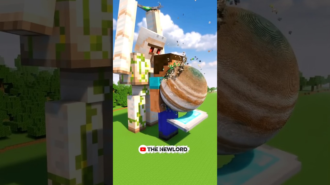 Planets vs Steve Statue 🗿... 