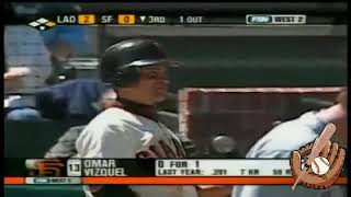 Omar Vizquel San Francisco Giants 2005 Doble