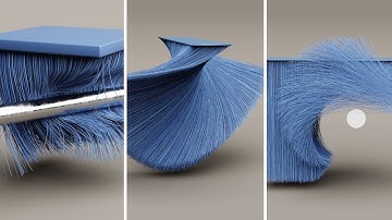 Insanely Satisfying 3D Hair Physics | Blender Simulation Showcase