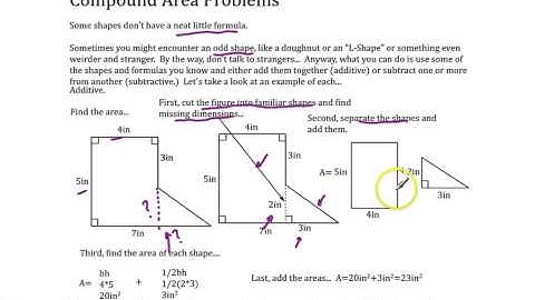 Area & Perimeter, Part 3: Multi-Step Problems