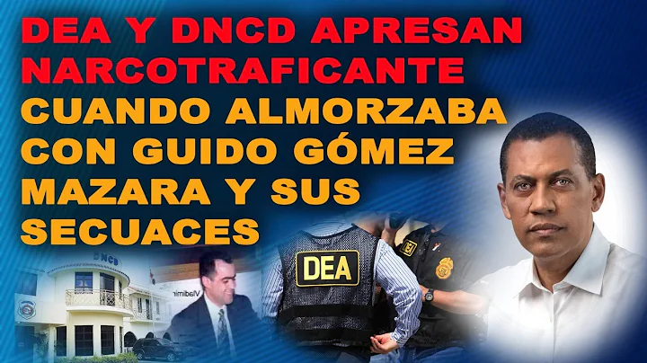 DEA Y DNCD APRESA BLADIMIR GARCIA CUANDO ALMORZABA...