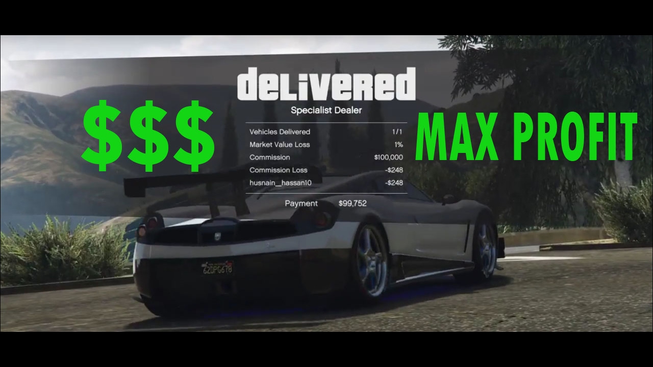 GTA 5 ONLINE NO DAMAGE WHEN SELLING VEHICLE CARGO YouTube