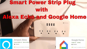Smart Power Strip Surge Protector  Alexa and Google Home Setup