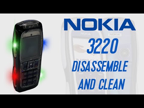 Nokia 3220 Disco Phone Disassemble and Clean