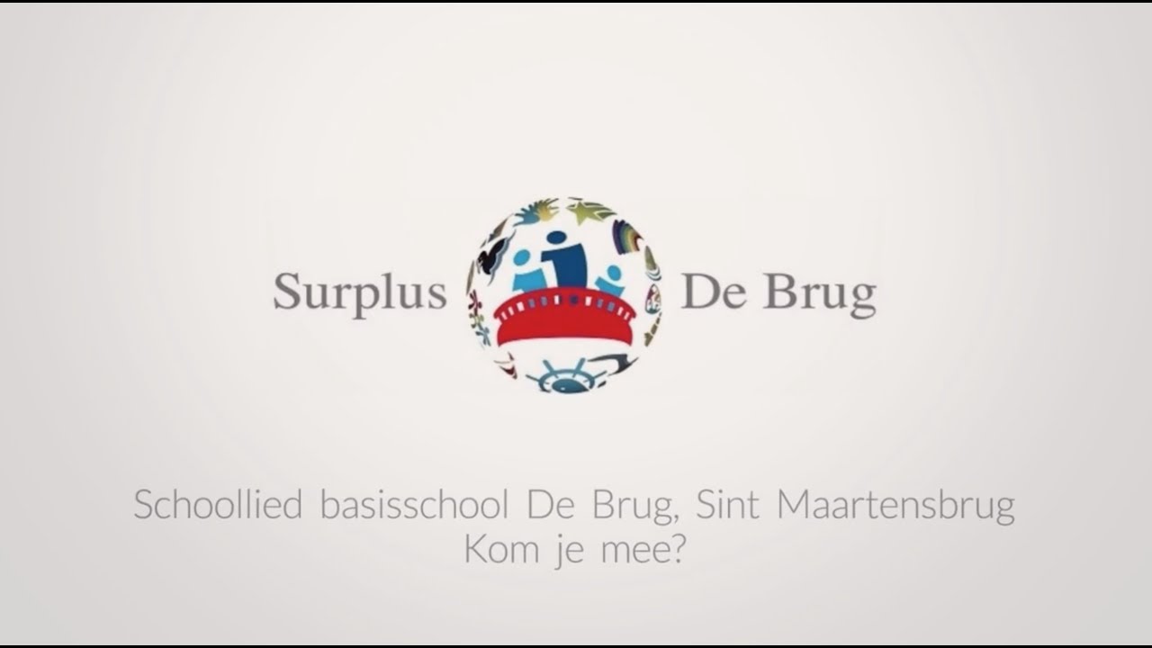 Schoollied Basisschool De Brug, Sint Maartensbrug - Schoollied.com