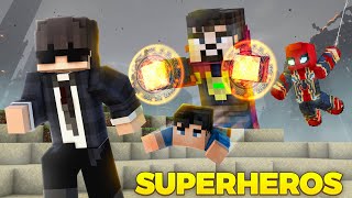 I Joined a 'SUPERHERO' ONLY Minecraft Server..!
