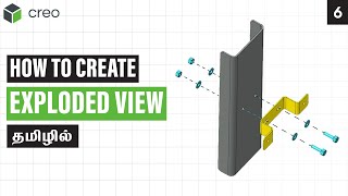 CREATE EXPLODED VIEWS LIKE A PRO IN CREO | CREO 11 #creotutorial