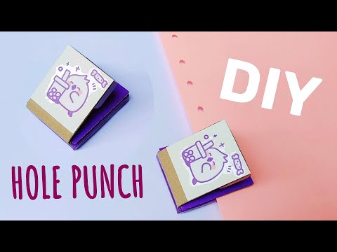 Video Cách làm đồ đục lỗ giấy đơn giản | DIY holding punch... - youtube