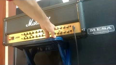 MARSHALL JVM410 HJS Joe Satriani Signature & MESA 412 Rectifier V30 UK