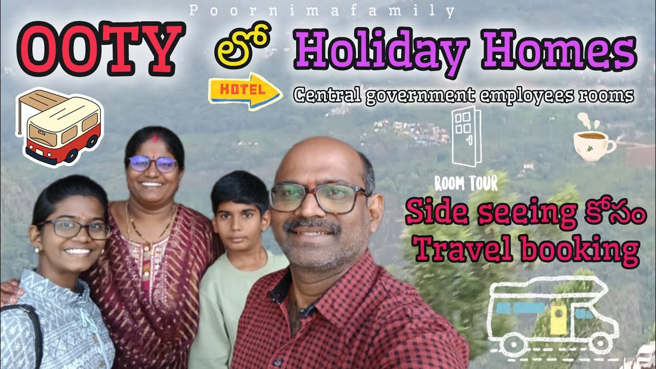 "Ooty Holiday Home Room Tour 🏡| Accommodation for Central Govt Employees| Full Guide & Booking Info"