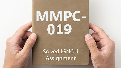 MMPC 019 solved assignment 2024 Total Quality Management || IGNOU MBA #ignousolvedassignment #ignou