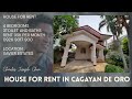 House for Rent in Cagayan de Oro CDo