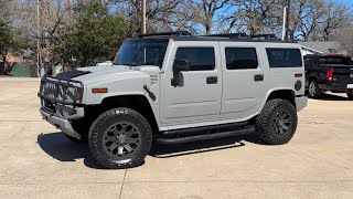 2006 Hummer H2 Custom Build Battleship Gray