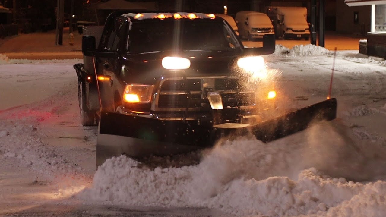 First Snow Plowing!!!! | Laundromat $$$ - Snow Dogg Plow- Following Keenan ! 2019 Snow Storm