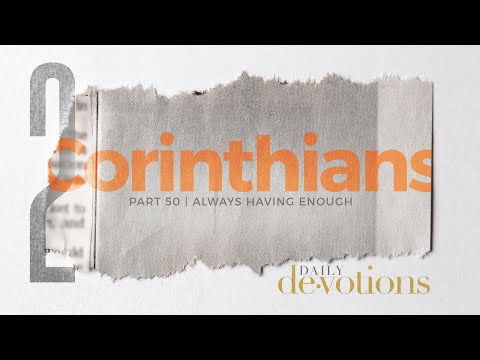 Always Having Enough | Daily Devotions | Pastor Jim Cymbala | The Brooklyn Tabernacle