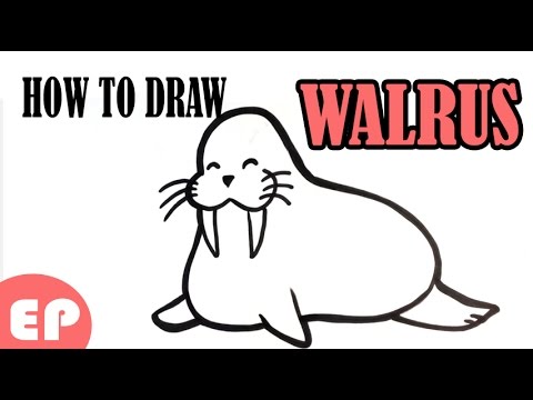 Video: Cara Menggambar Walrus Kecil Secara Bertahap