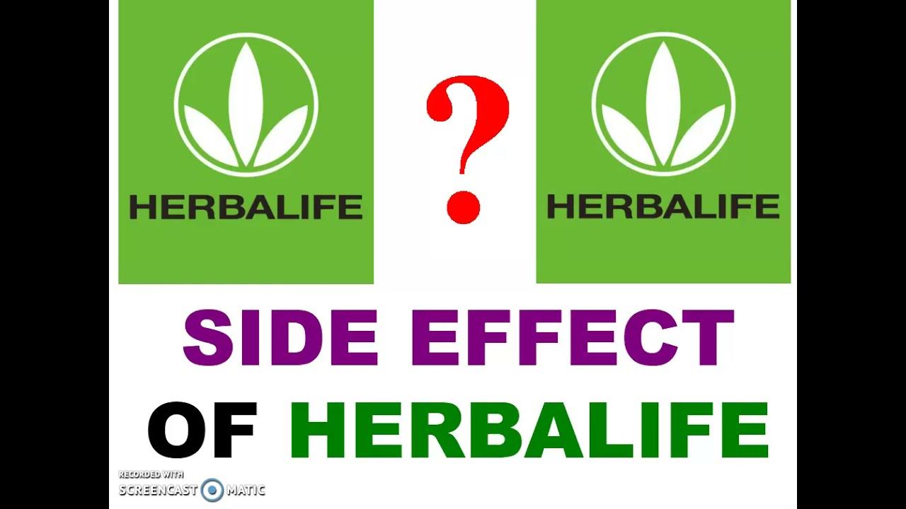 SIDE EFFECT OF HERBALIFE 7798012395 YouTube