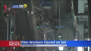 2 Workers Hurt In On-Set Accident Filming Accident Downtown Los Angeles