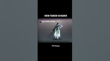 NEW D2 TAKEN SHADER! #d2 #destiny2 #destinythegame #destiny