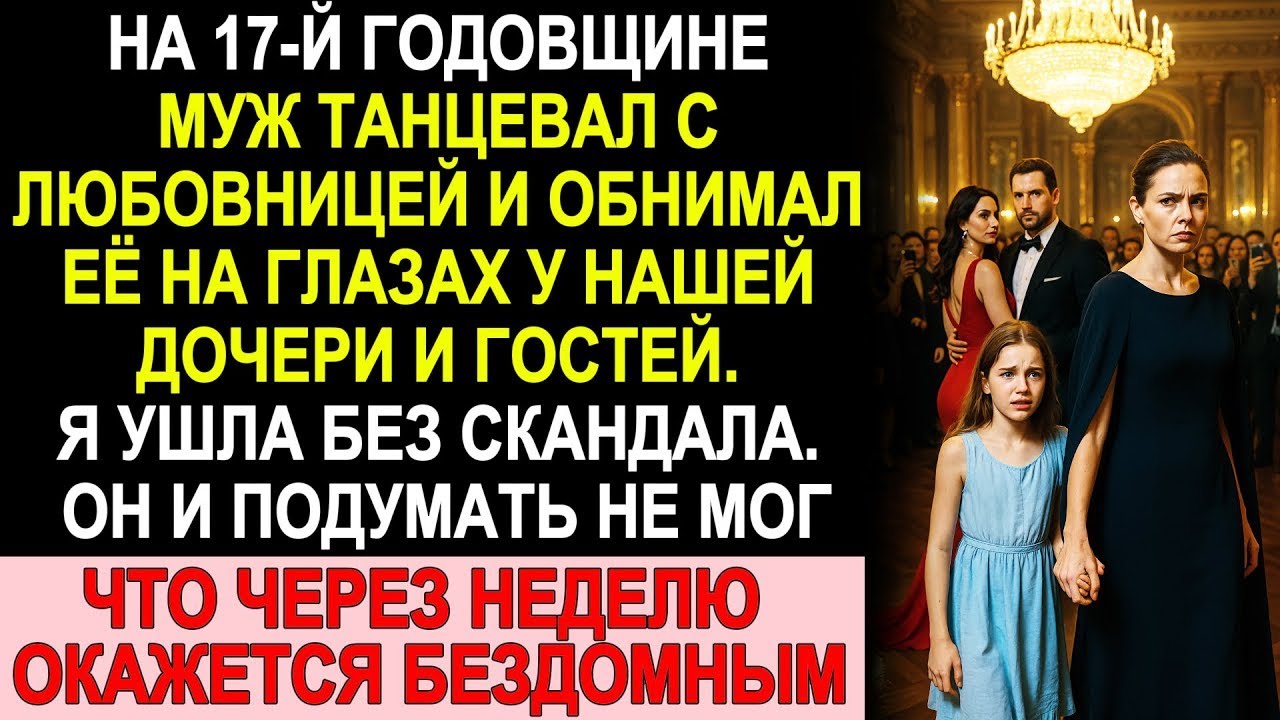 На годовщине муж танцевал с любовницей у всех на глазах… через неделю он потерял всё!