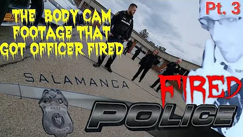 "Officer Fired" His Body Cam Footage of giving the finger in Uniform!