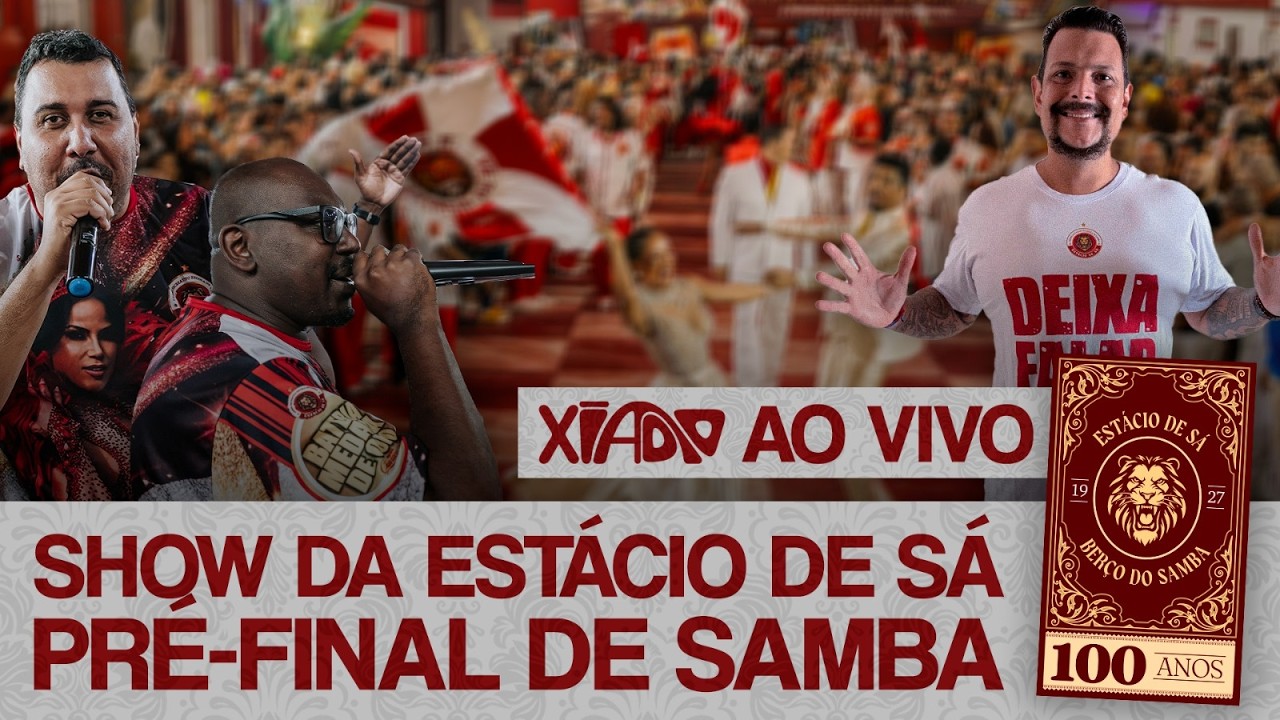 Watch AO VIVO: SHOW DA ESTÁCIO DE SÁ | PRÉ-FINAL DE SAMBA DO CARNAVAL 2027 on YouTube Watch AO VIVO: SHOW DA ESTÁCIO DE SÁ | PRÉ-FINAL DE SAMBA DO CARNAVAL 2027 on YouTube