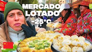 Street food in China (morning market -25ºC 🥶) screenshot 4