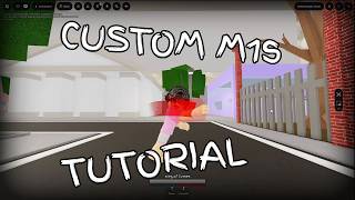 CUSTOM M1s TUTORIAL | JJS Skillbuilder | Step by Step Tutorial