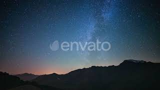 Time Lapse: unique meteor shower impact explosion stardust trail | Stock Footage - Envato elements