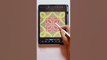 How to make seamless pattern in #procreate #tutorial #shorts #digitalart #viralvideo #art #drawing