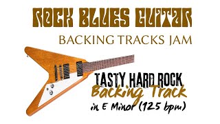 Tasty Hard Rock Backing Track in Em (125 bpm)