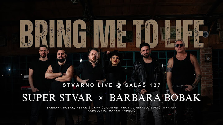 Barbara Bobak X Superstvar - Bring Me To Life - Stvarno Live Session @ Salas 137