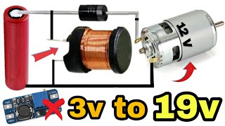 How to make 3.7v to 12v Boost Converter ¦ Homemade Step Up Booster Module