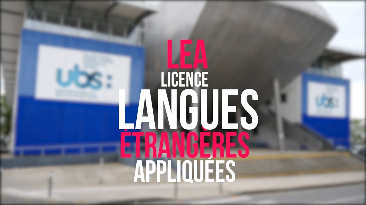 Licence Langues Étrangères Appliquées